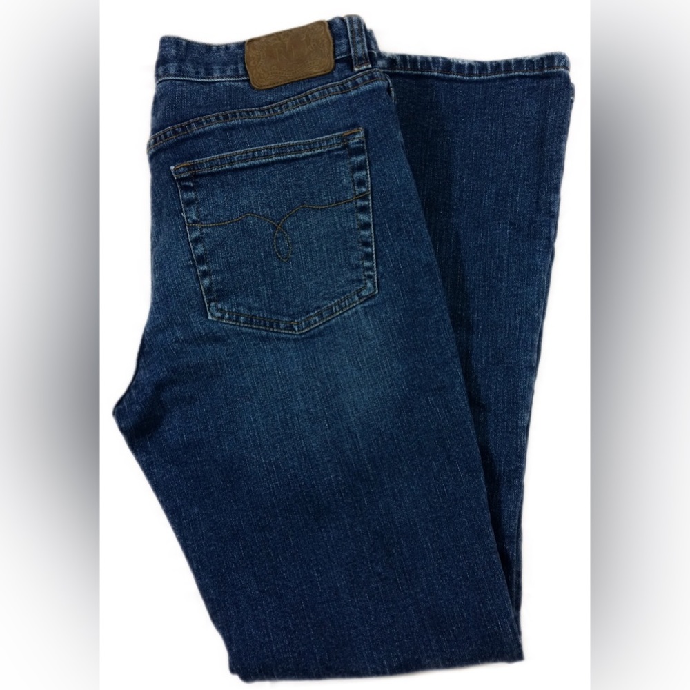 Lauren Ralph Lauren Jeans Co LRL Premium sz 8 Bootcut Blue Jeans